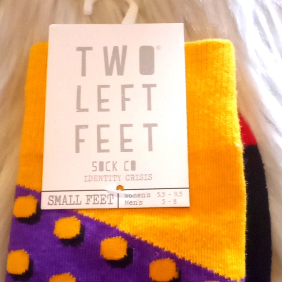 Two Left Feet Sock Co Identity Crisis Socks - Picture 2 of 8